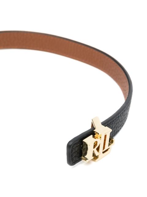 Lauren Ralph Lauren logo-buckle reversible leather belt - Black - zdjęcie produktu nr 2