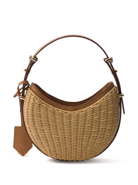 Prada Arqué woven shoulder bag - Neutrals - zdjęcie produktu nr 2