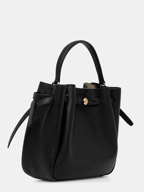 Tory Burch torebka skórzana Romy kolor czarny 166982-001