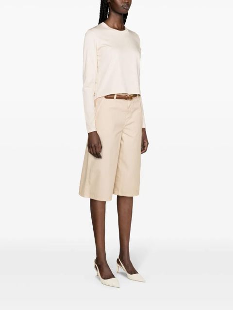 LouLou de Saison crew-neck cotton T-shirt - Pink