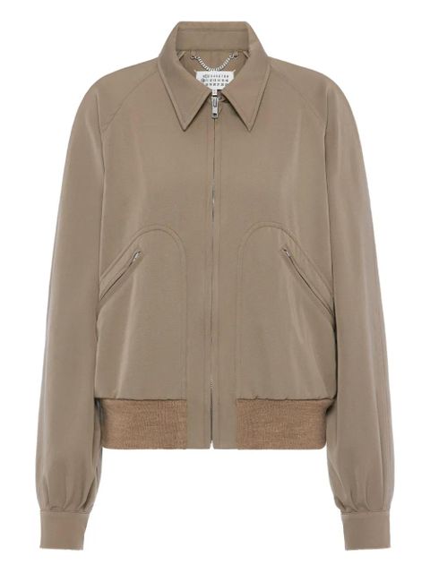Maison Margiela virgin-wool bomber jacket - Neutrals - zdjęcie produktu nr 1