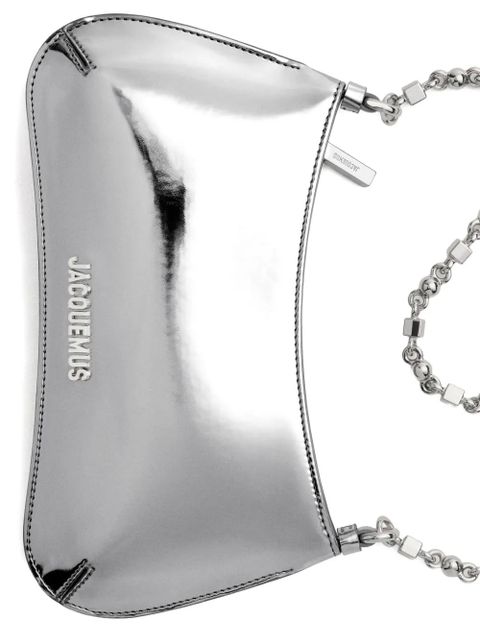 Jacquemus Le petit Bisou Chaine shoulder bag - Silver