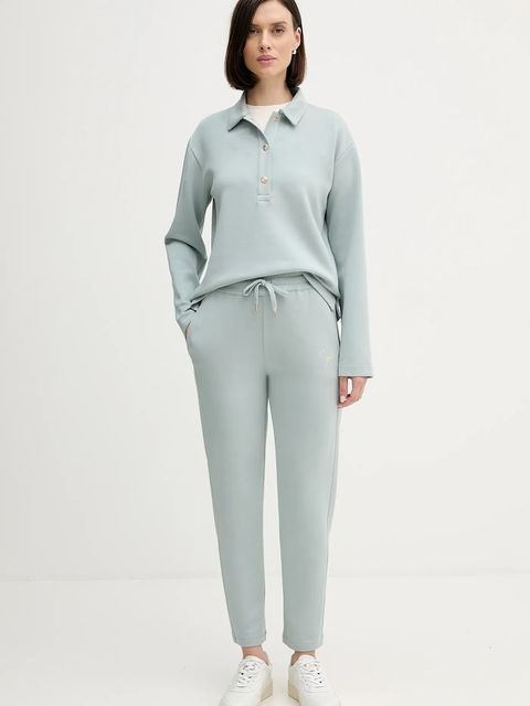 Joop! bluza damska kolor turkusowy gładka 30100420 - zdjęcie produktu nr 2