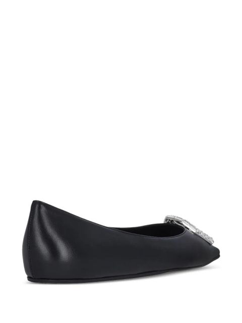 Amina Muaddi Camelia ballet flats - Black