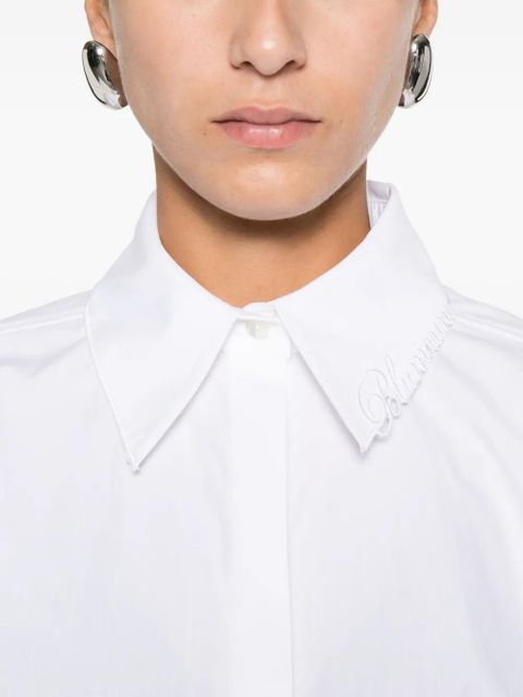 Blumarine cotton shirt - White