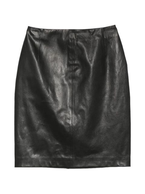 Nour Hammour Midi Slinky stretch mini skirt - Black - zdjęcie produktu nr 1