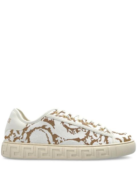 Versace Barocco-jacquard sneakers - White - zdjęcie produktu nr 1