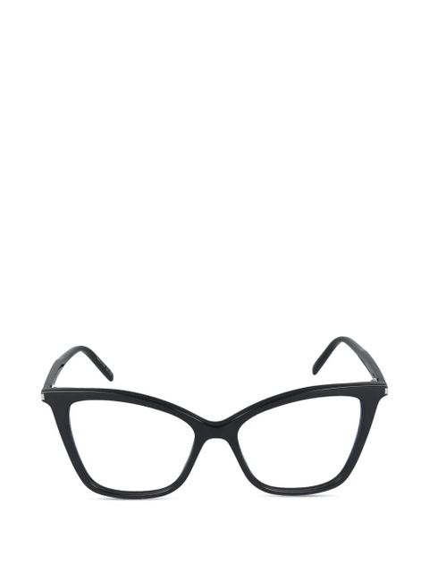 Saint Laurent Eyewear SL 386 cat-eye frame glasses - Black - zdjęcie produktu nr 1