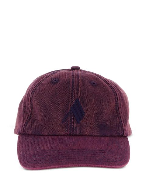 The Attico faded logo-embroidery cap - Red - zdjęcie produktu nr 1