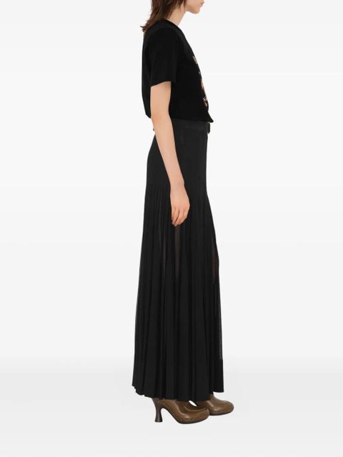 Burberry Cross Stitch EKD​ T-shirt - Black