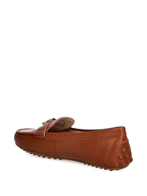 Lauren Ralph Lauren logo-detail loafers - Brown