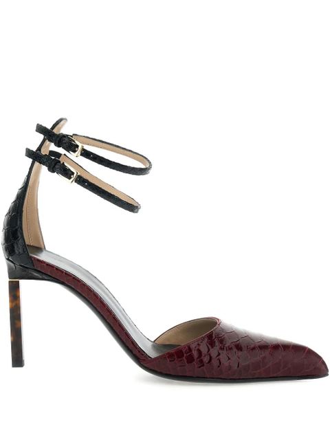 TOM FORD ankle strap stiletto heel pumps - Red - zdjęcie produktu nr 1