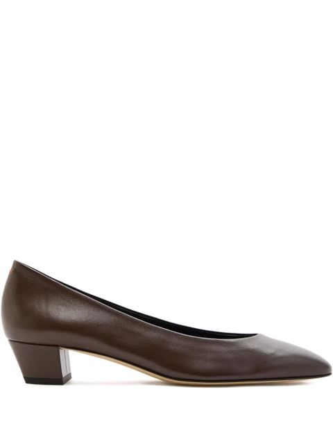 Aeyde 35mm block-heel pumps - Brown - zdjęcie produktu nr 1