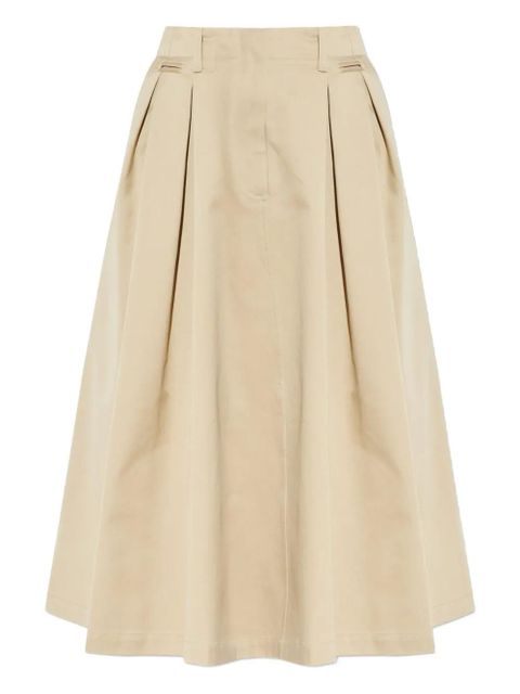 Moncler pleated midi A-line skirt - Neutrals - zdjęcie produktu nr 1