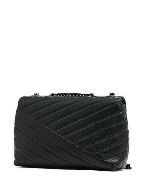 Tory Burch small Kira Chevron Powder coated convertible shoulder bag - Black - zdjęcie produktu nr 2