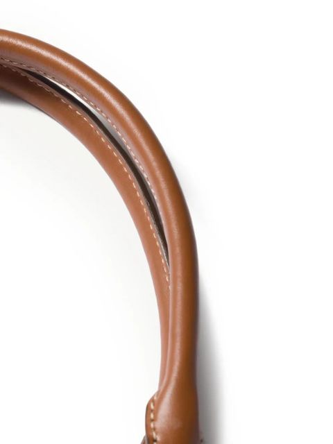 Miu Miu Ivy canvas and leather bag - Neutrals