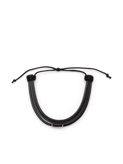 Saint Laurent leather bracelet - Black - zdjęcie produktu nr 1