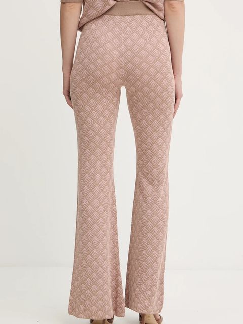 Silvian Heach spodnie z domieszką lnu ARIS