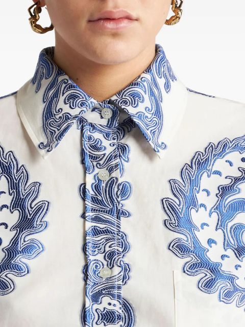 ETRO floral-print shirt - White - zdjęcie produktu nr 2