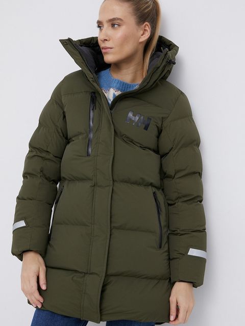 Helly Hansen Kurtka damska kolor zielony zimowa 53205-692