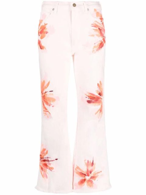 Alanui Desert Island flared jeans - Pink - zdjęcie produktu nr 1
