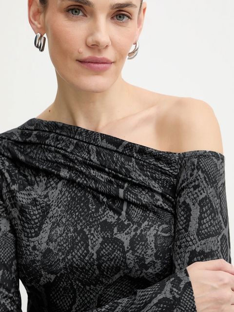 Guess longsleeve ANITA damski kolor szary W5BP08 K1492