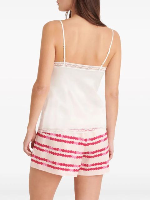 ERES Adorée heart-print silk shorts - Pink - zdjęcie produktu nr 2