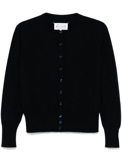 Maison Margiela button fastening cardigan - Blue - zdjęcie produktu nr 1