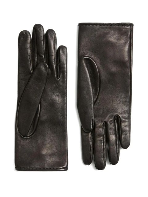 Valentino Garavani bow-embellished leather gloves - Black - zdjęcie produktu nr 2