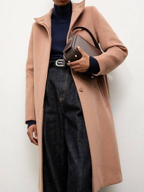 Answear Lab płaszcz wełniany