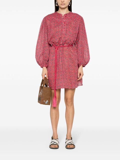MARANT ÉTOILE Kildi floral-print dress - Red
