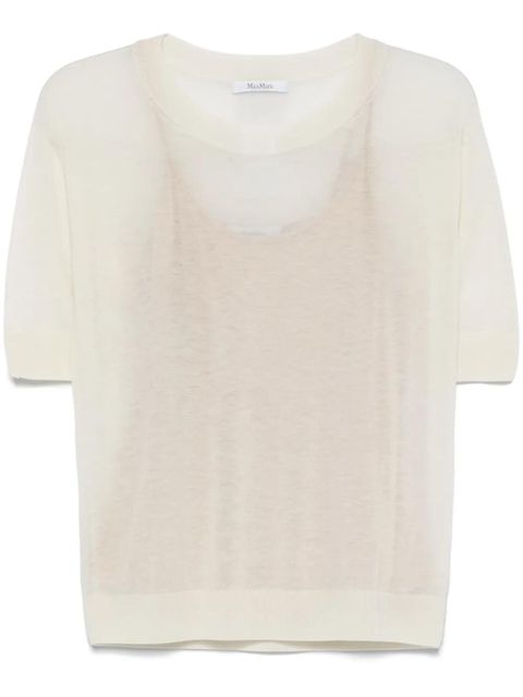 Max Mara Negelia T-shirt - Neutrals - zdjęcie produktu nr 1