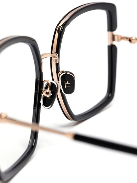 TOM FORD Eyewear oversize-frame glasses - Black - zdjęcie produktu nr 2