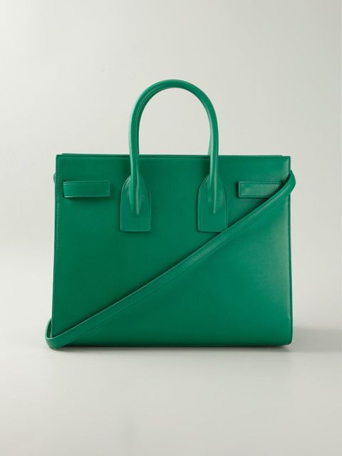 Saint Laurent small 'Sac de Jour' tote - Green