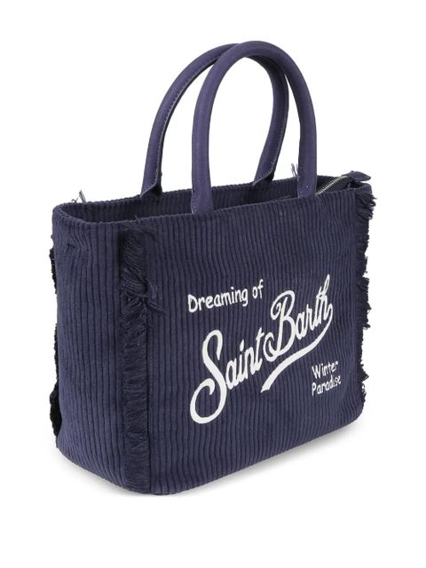 MC2 Saint Barth Colette corduroy tote bag - Blue