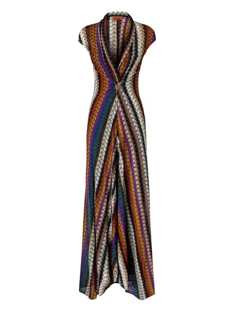 Missoni stripe-pattern maxi dress - Multicolour - zdjęcie produktu nr 1