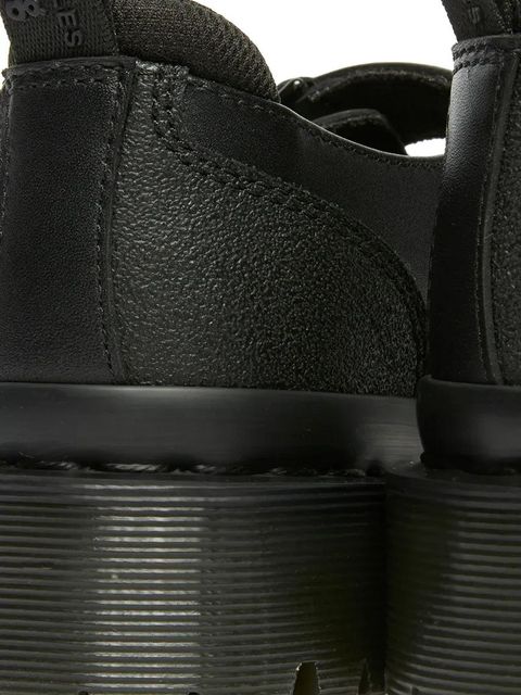 Dr. Martens półbuty skórzane Indica II Bex Tech Mary Jane damskie kolor czarny na platformie DM41015002