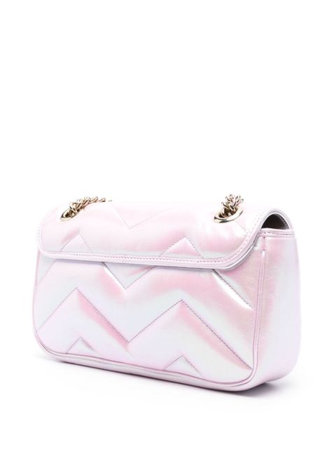 Gucci small GG-Marmont leather bag - Pink