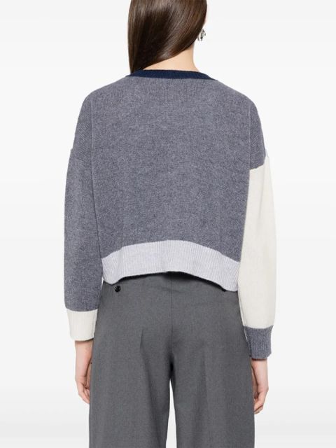 Marni colour-block cardigan - Grey - zdjęcie produktu nr 2