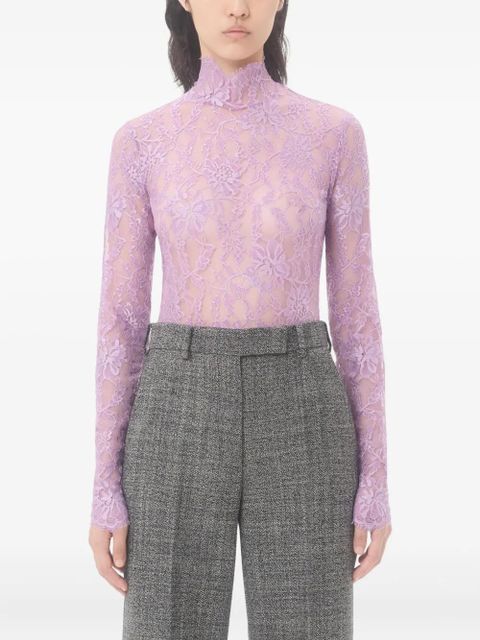 Valentino Garavani floral lace body - Purple