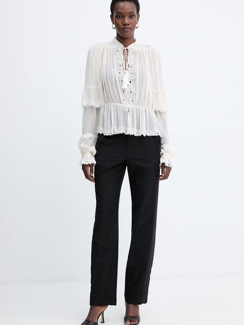 Twinset bluzka damska kolor beżowy w kwiaty 252TS2291 - zdjęcie produktu nr 2