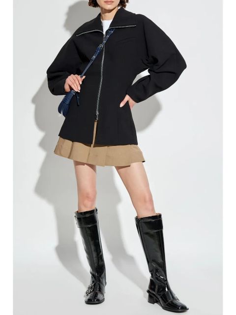 GANNI The Bonded Crepe jacket - Black