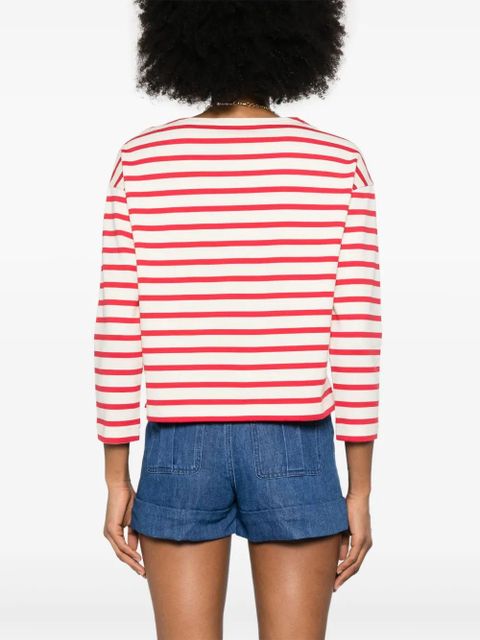 Valentino Garavani striped jersey T-shirt - Red