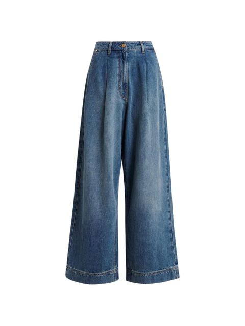 Essentiel Antwerp pleated wide-leg jeans - Blue - zdjęcie produktu nr 1