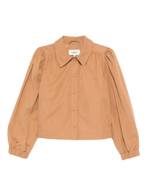 Ba&Sh Icon button puff-sleeve overshirt - Brown - zdjęcie produktu nr 1