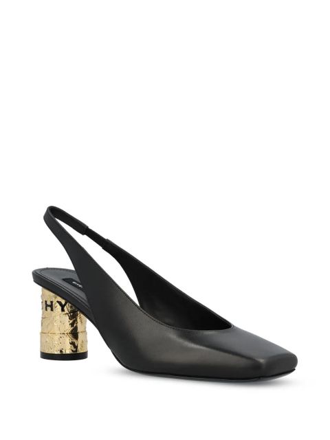 Givenchy 7mm cylindrical heel slingbacks - Black