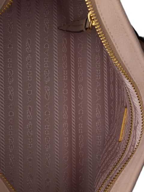 Prada Bonnie medium nubuck leather handbag - Neutrals