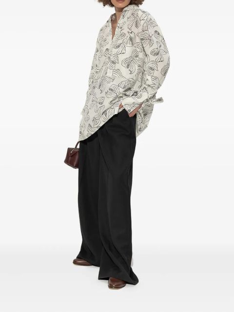 Max Mara Regent leather loafers - Brown