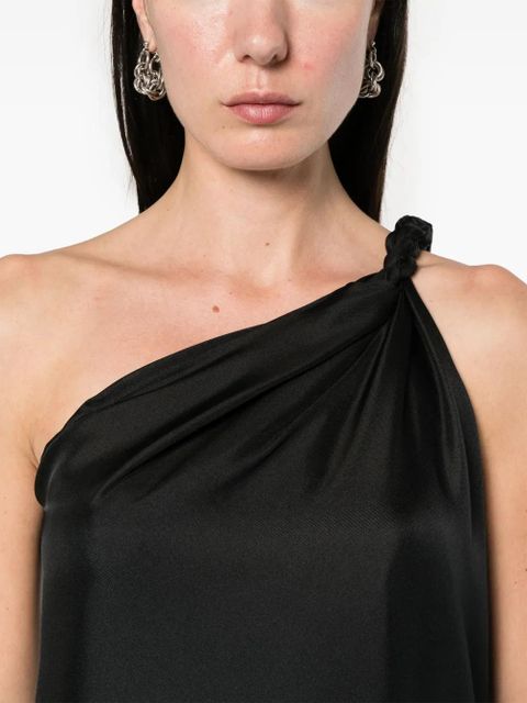LouLou de Saison Adela silk maxi dress - Black
