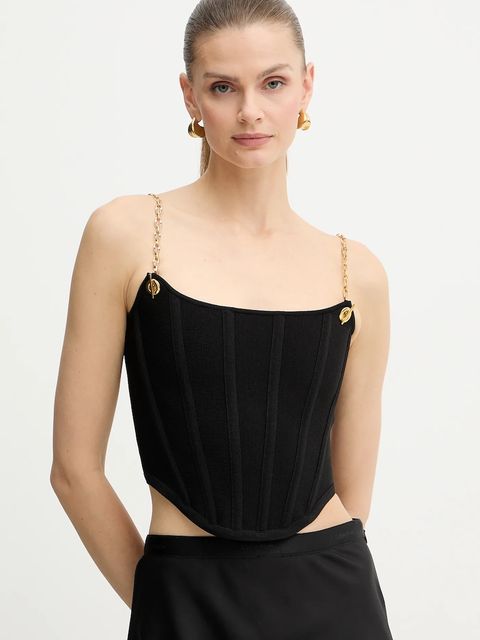 Marciano by Guess bluzka AISHA damska kolor czarny gładka 5BGR15 5036Z - zdjęcie produktu nr 1